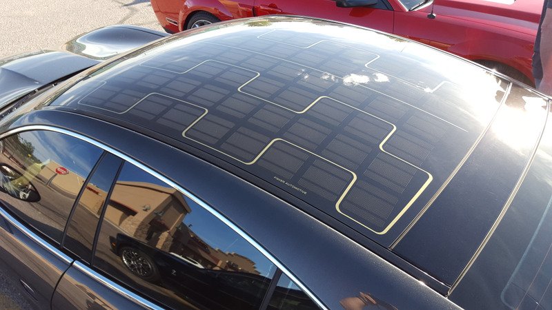 Solar panel roof! Such a good idea.